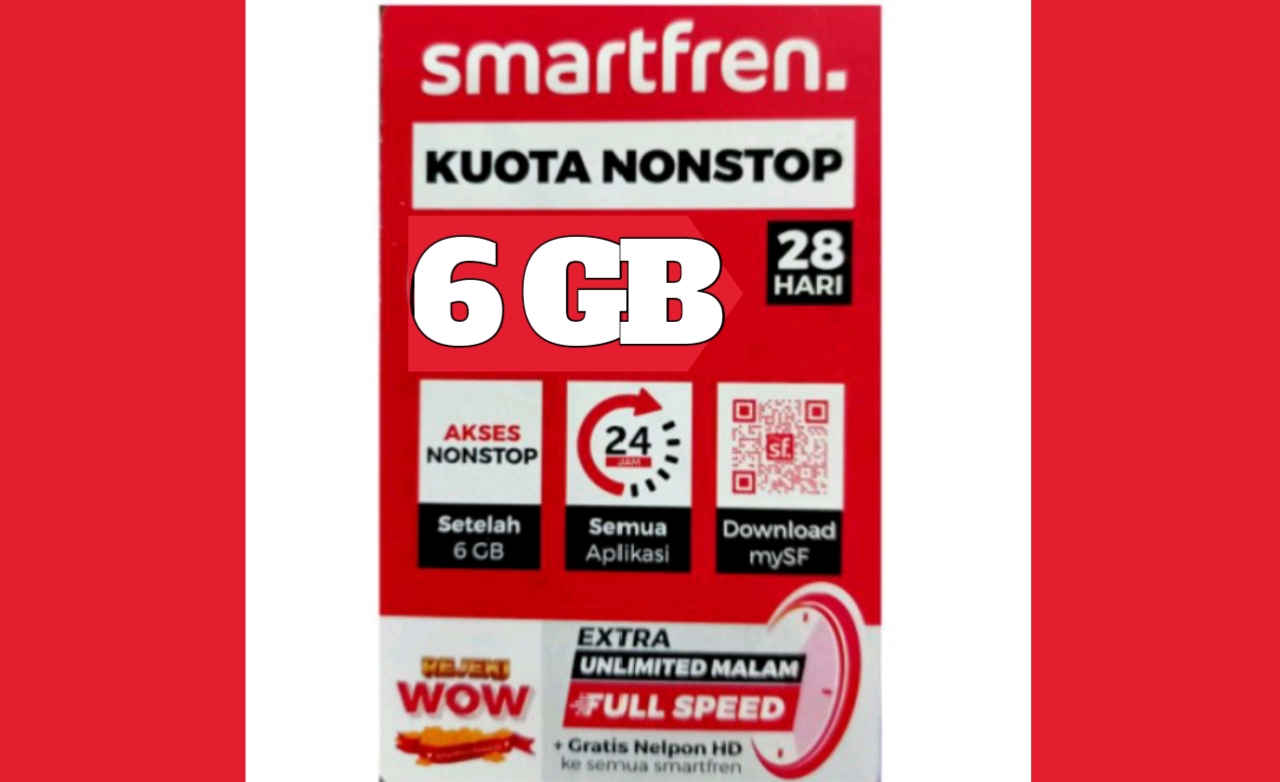 Jual Paket Data Smartfren 6GB Smartfren 364GemShop | VCGamers
