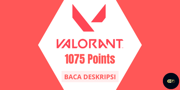 Jual 1075 Points Valorant TOKO DF | VCGamers