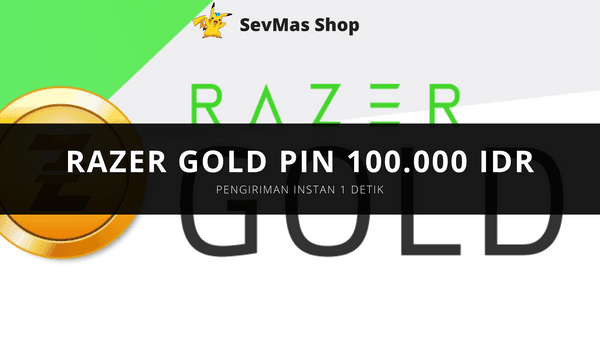 Jual IDR 100.000 Razer Gold PIN SevMas Shop | VCGamers