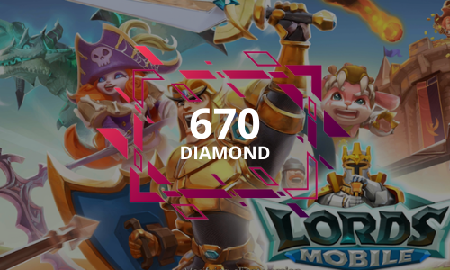 Jual 670 Diamonds Lords Mobile KHATA GAME STORE | VCGamers