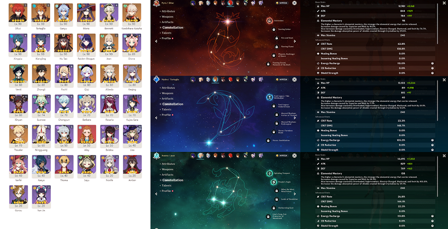 Jual Ganyu, Kazuha, Albedo, Hu Tao - Genshin Genshin Impact 12Oaks | VCGamers