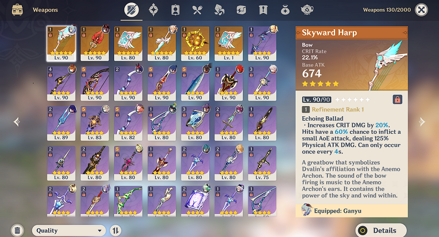 Jual Ganyu, Kazuha, Albedo, Hu Tao - Genshin Genshin Impact 12Oaks | VCGamers