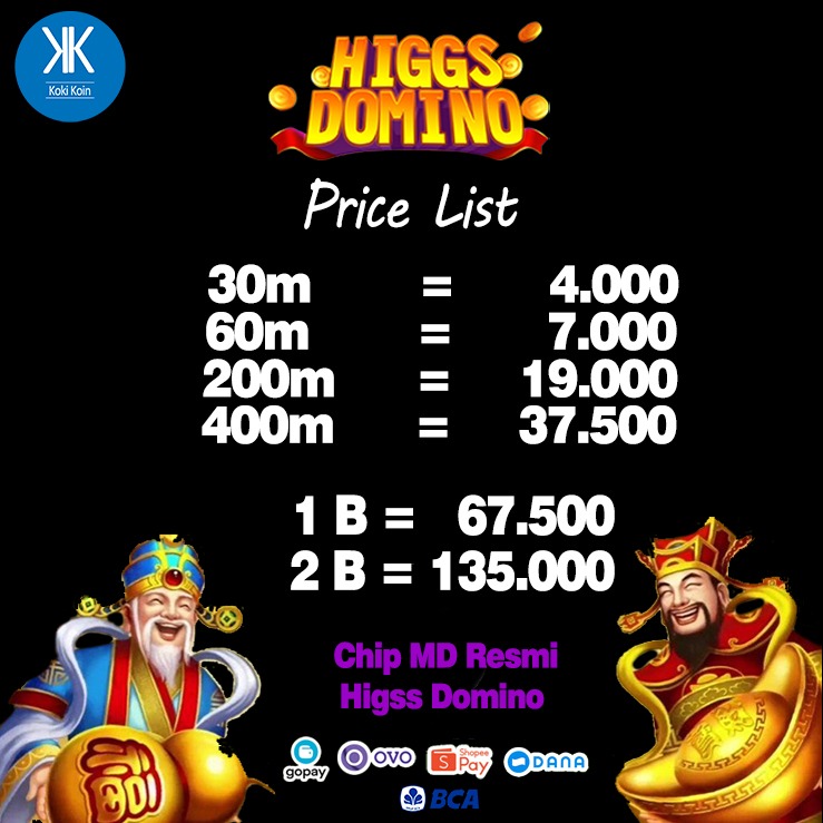 Jual 400M Koin Emas MD Higgs Games Island Koki Koin | VCGamers
