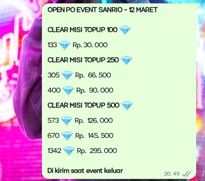 Jual 573 Diamonds Mobile Legends KEDAIPINGWINSTORE | VCGamers