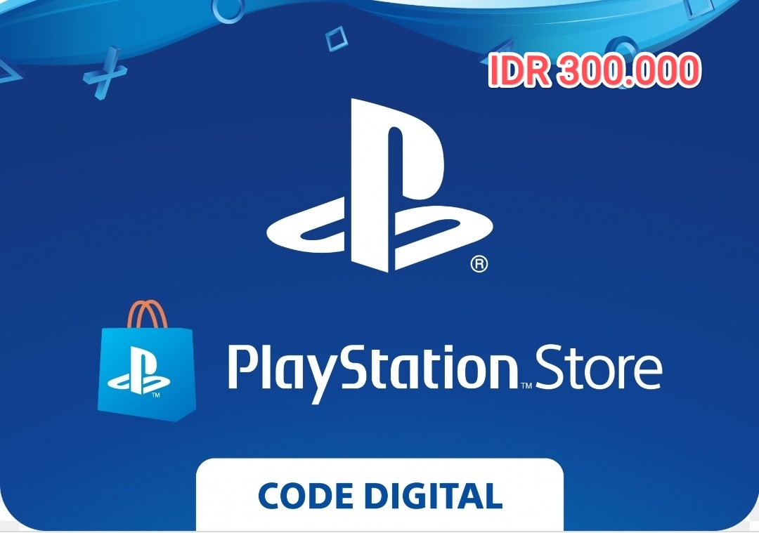 Jual Playstation Store Gift Card IDR 300.000 PlayStation Network (PSN) cedric cell | VCGamers