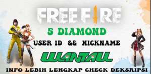 Jual 5 Diamonds Free Fire Wantau | VCGamers