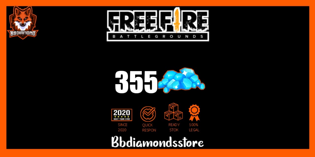 Jual 355 Diamonds Free Fire Bbdiamondsstore | VCGamers