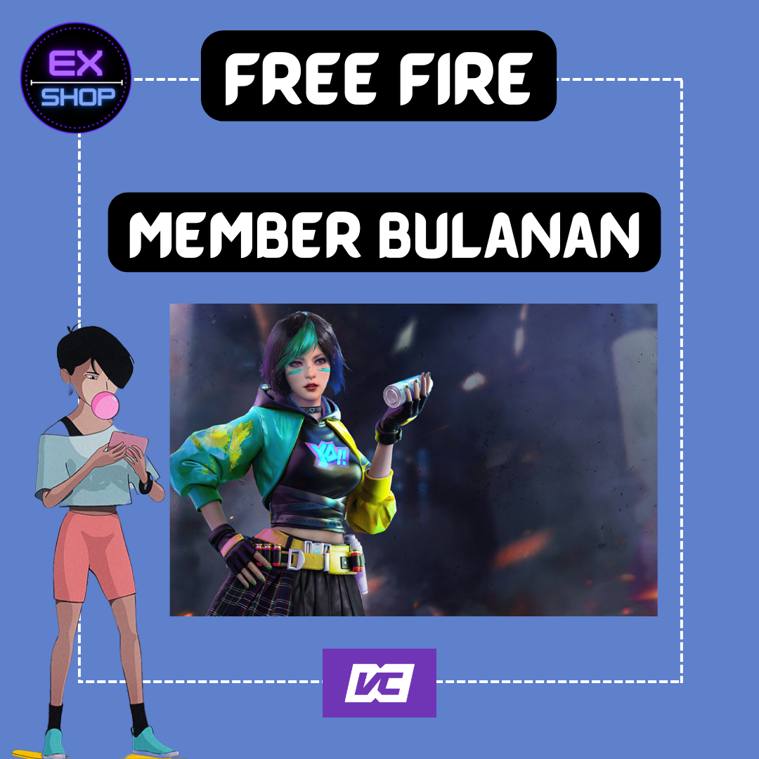 Jual Membership FF Bulanan Free Fire Exshop | VCGamers
