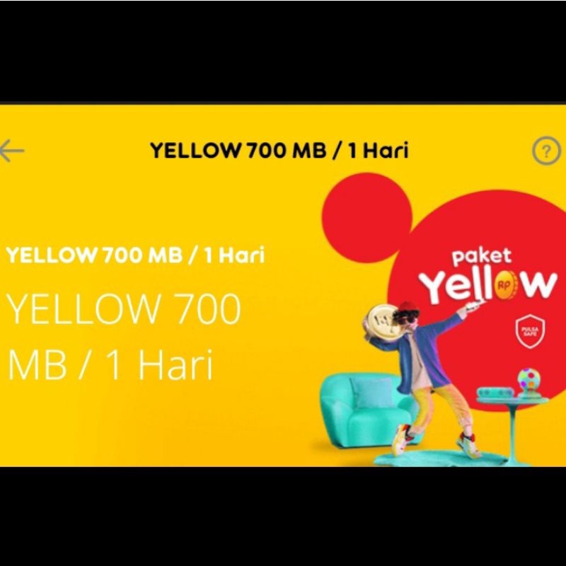 Jual Yellow 700MB / Hari Indosat Zaesae Komunika | VCGamers