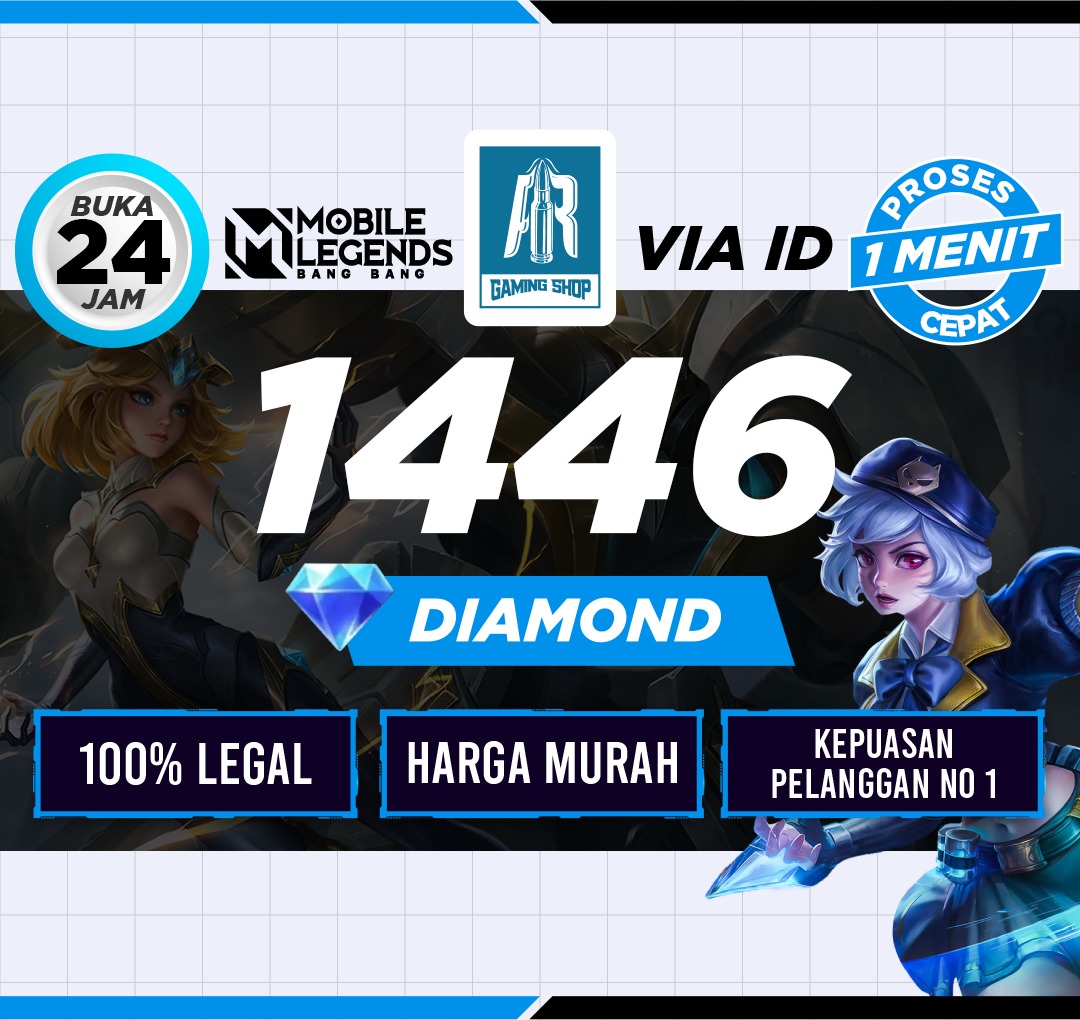 Jual 1446 Diamonds Mobile Legends Argamingshop | VCGamers