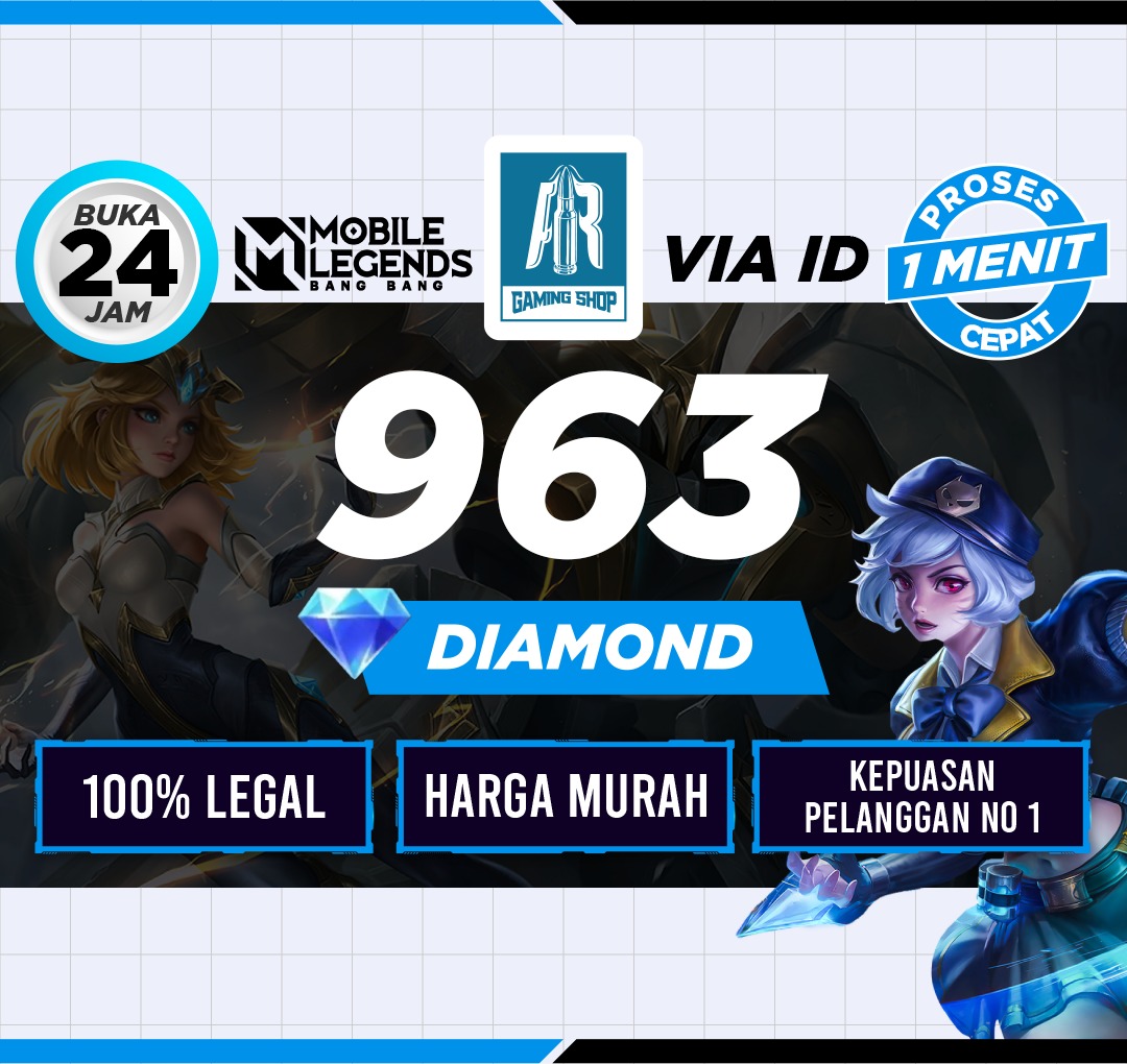 Jual 963 Diamonds Mobile Legends Argamingshop | VCGamers