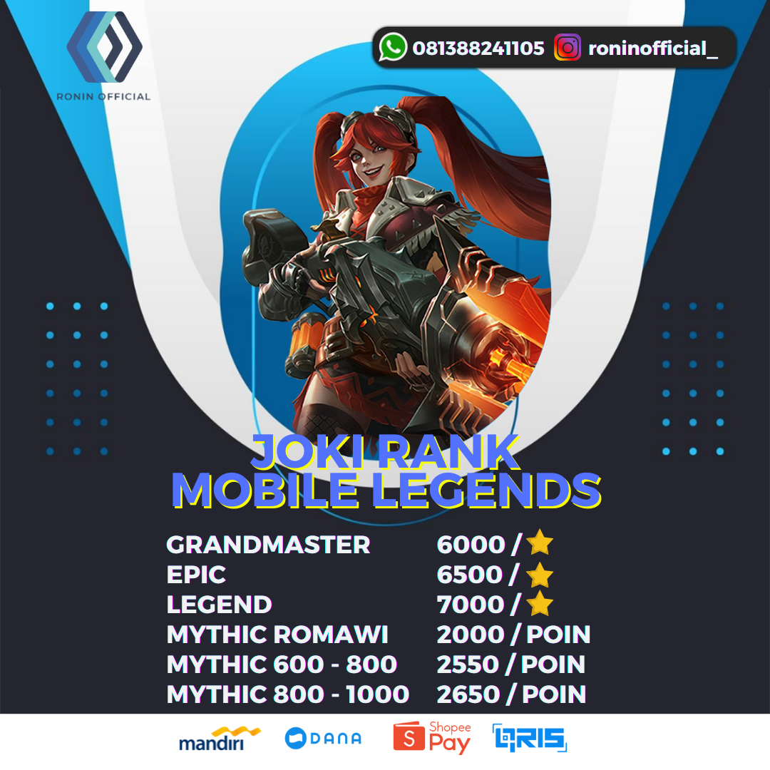 Jual Mythic Perbintang Joki Mobile Legends Vcgamers