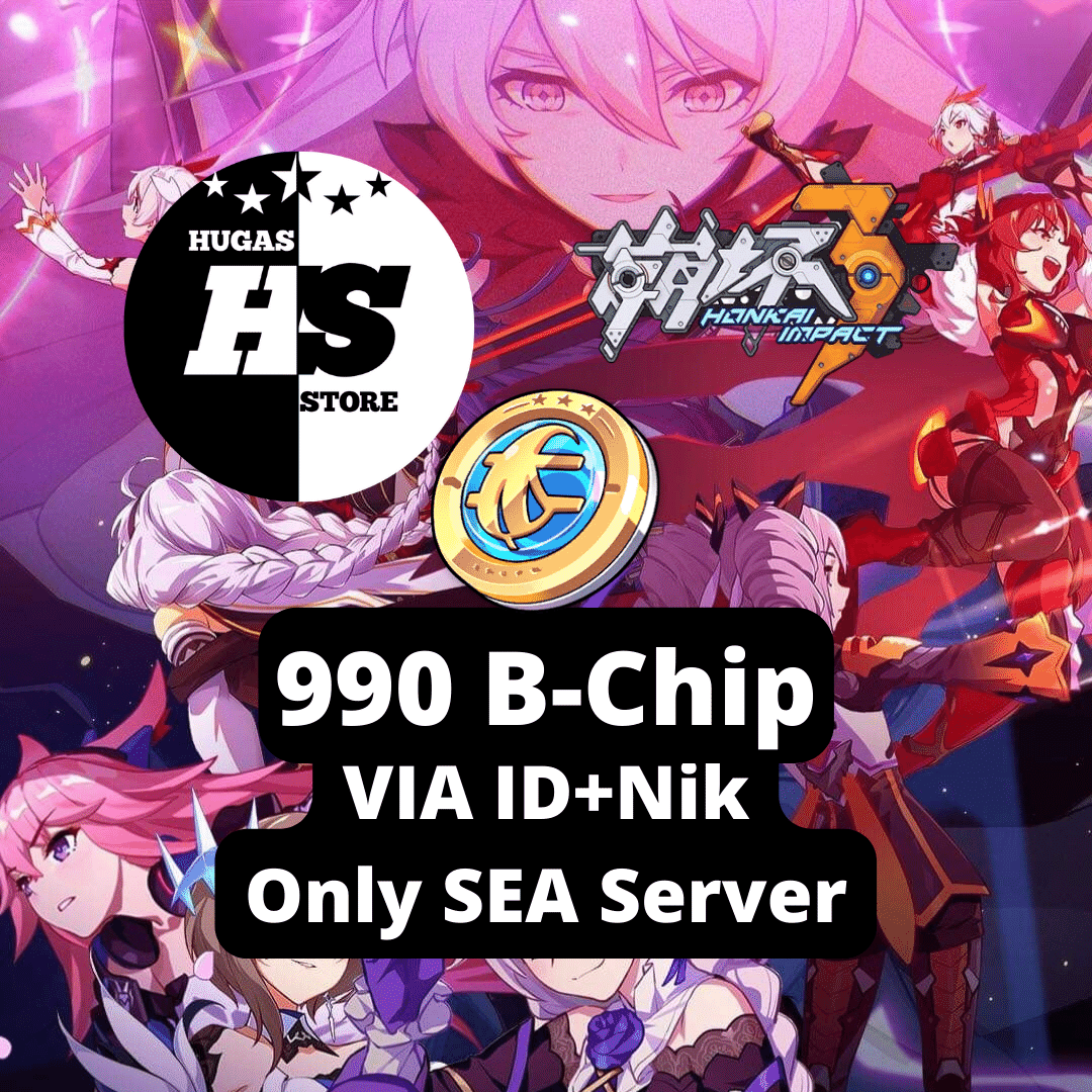 Jual 990 B-Chips Honkai Impact 3 Hugas Store | VCGamers