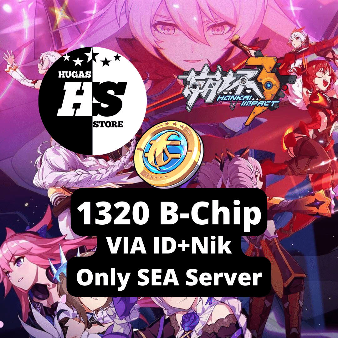 Jual 1320 B-Chips Honkai Impact 3 Hugas Store | VCGamers
