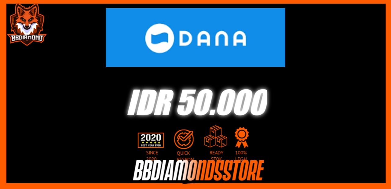 Jual IDR 50.000 DANA Bbdiamondsstore | VCGamers