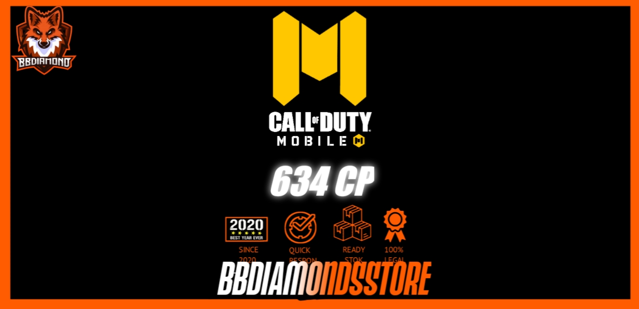 Jual 634 CP Call Of Duty Mobile (CODM) Bbdiamondsstore | VCGamers