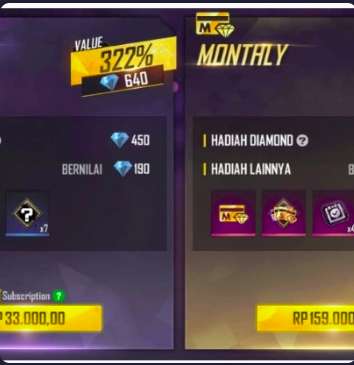 Jual Membership FF Mingguan Free Fire Starla Game | VCGamers