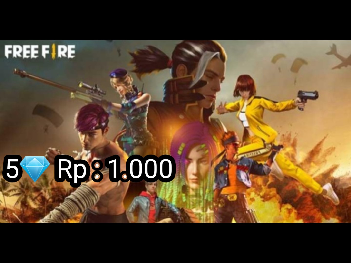 Jual 5 Diamonds Free Fire Rafi toko | VCGamers