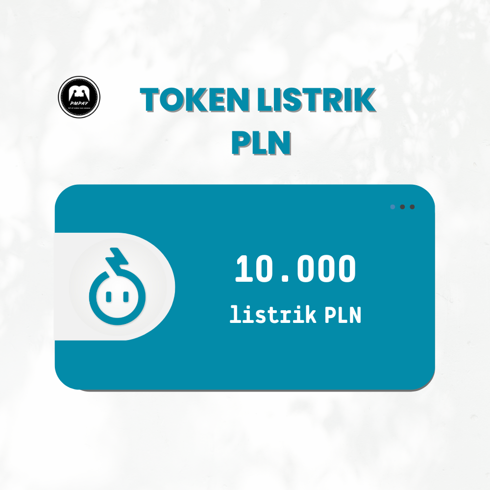 Jual Token Listrik 10.000 Token PLN PMPay | VCGamers