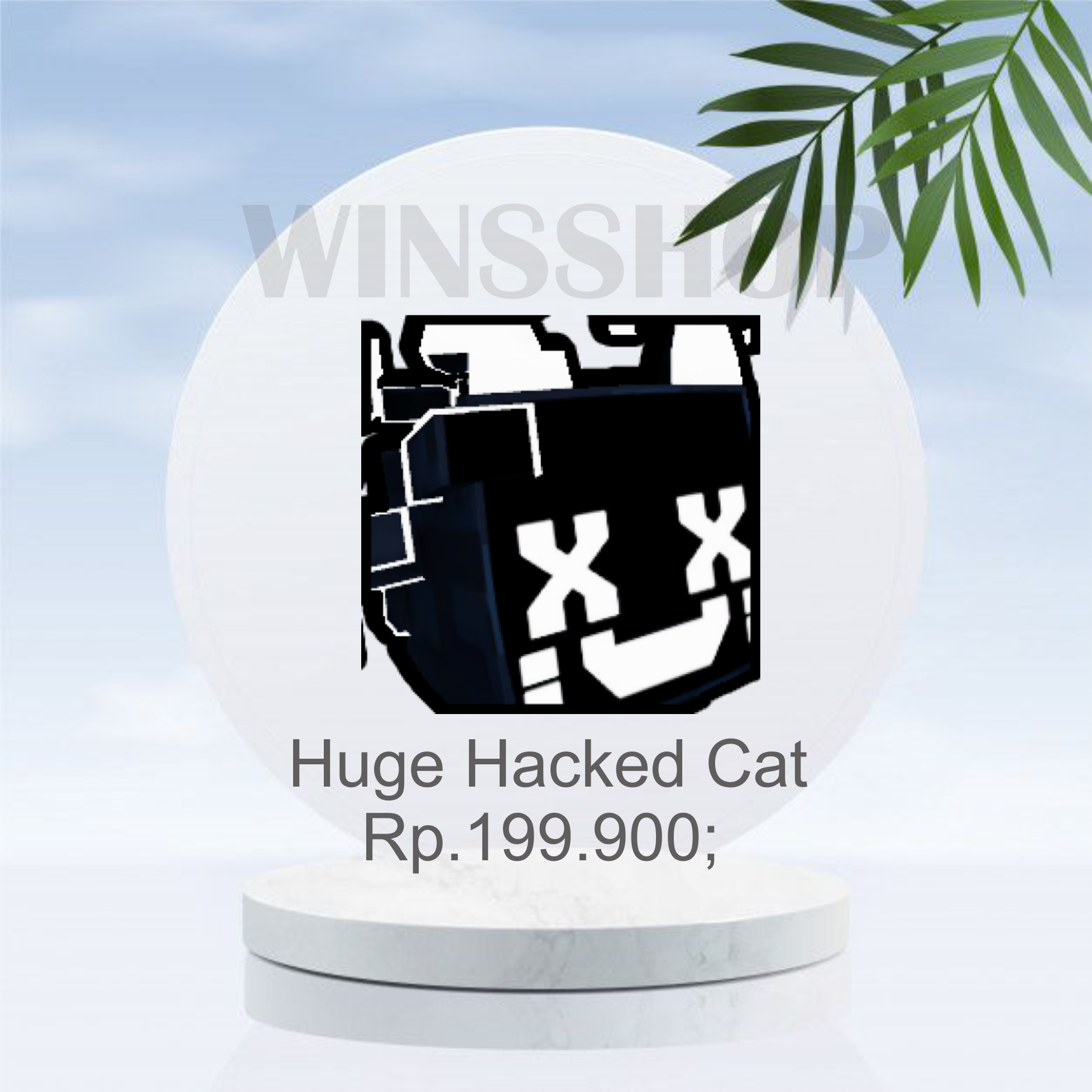 Jual Huge Hacked Cat ( Exlusive Pet ) Roblox winsshop | VCGamers