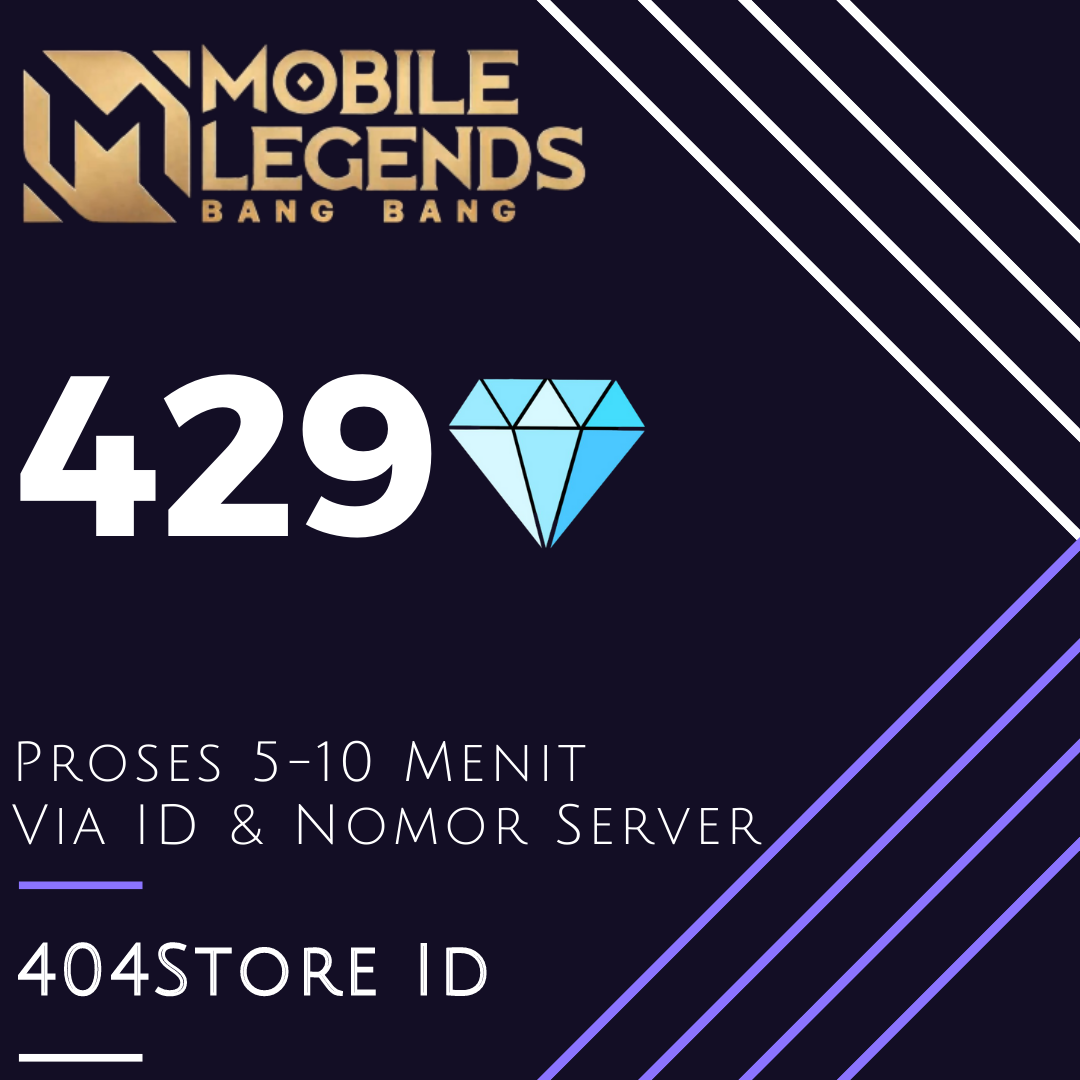Jual 429 Diamonds Mobile Legends 404Store.id | VCGamers
