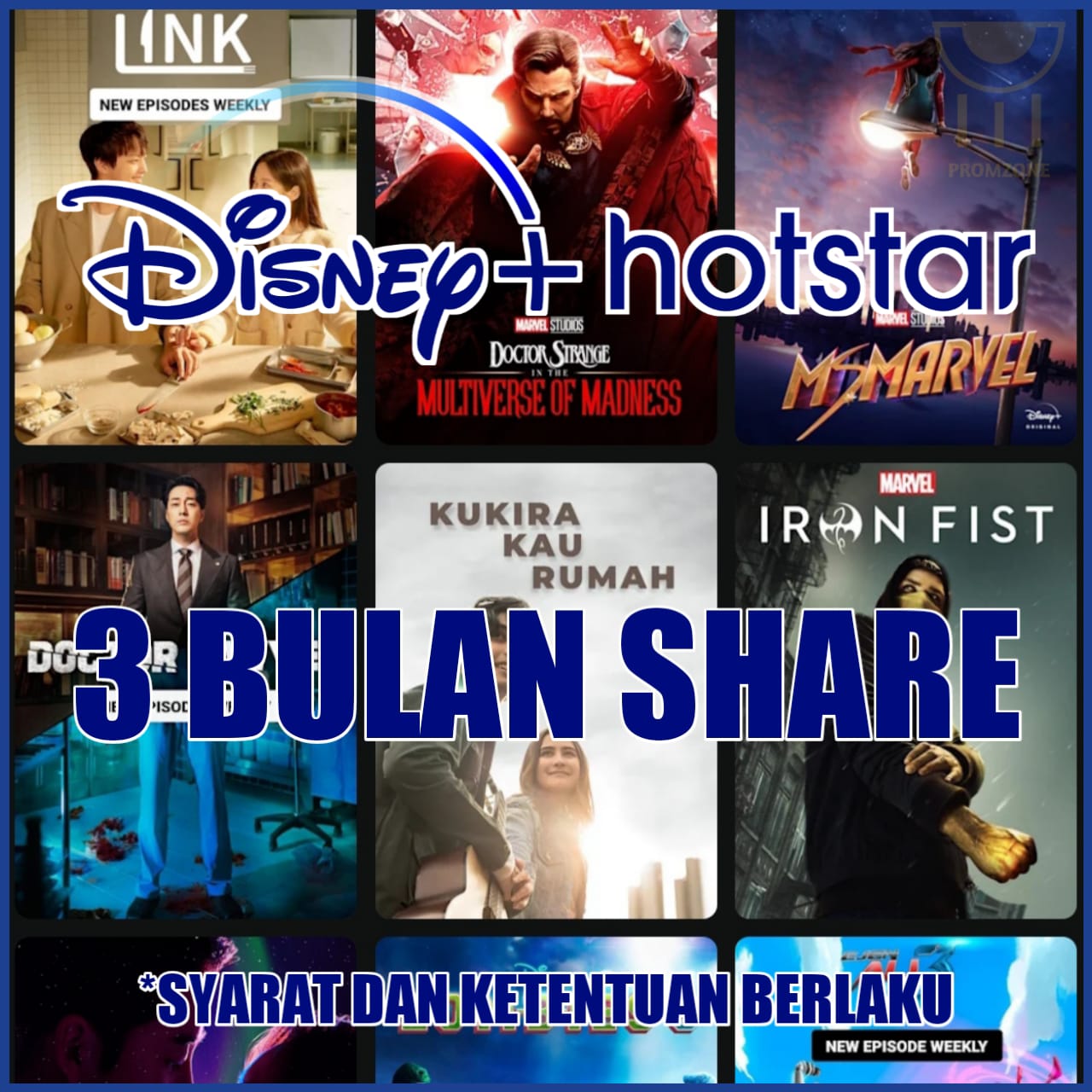 Jual Sharing 3 Bulan - Disney Hotstar Disney+ Hotstar PROMZONE STORE | VCGamers