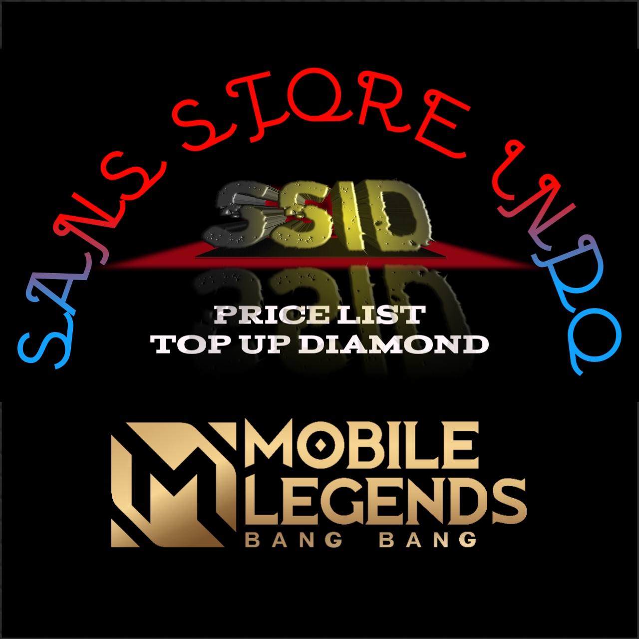 Jual 963 Diamonds Mobile Legends Sans Store ID | VCGamers