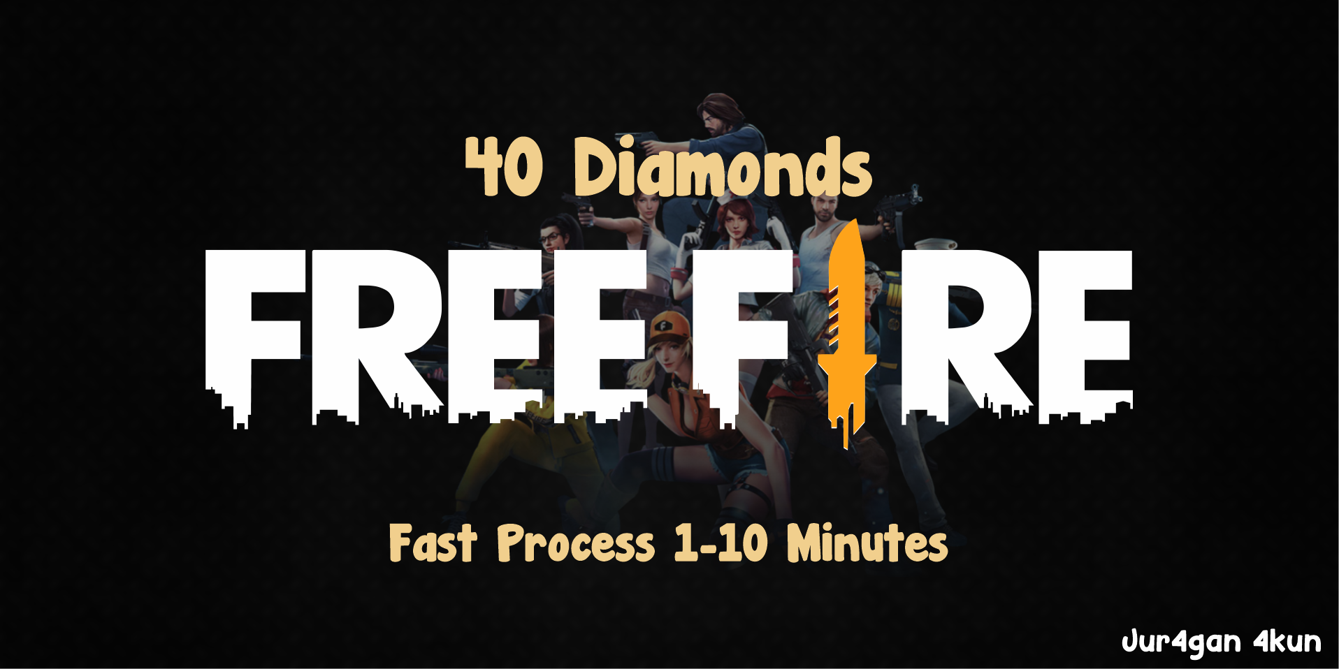 Jual 40 Diamonds Free Fire Juragan Akun | VCGamers