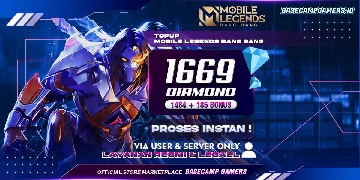 Jual 1668 Diamonds Mobile Legends basecampgamers.id | VCGamers