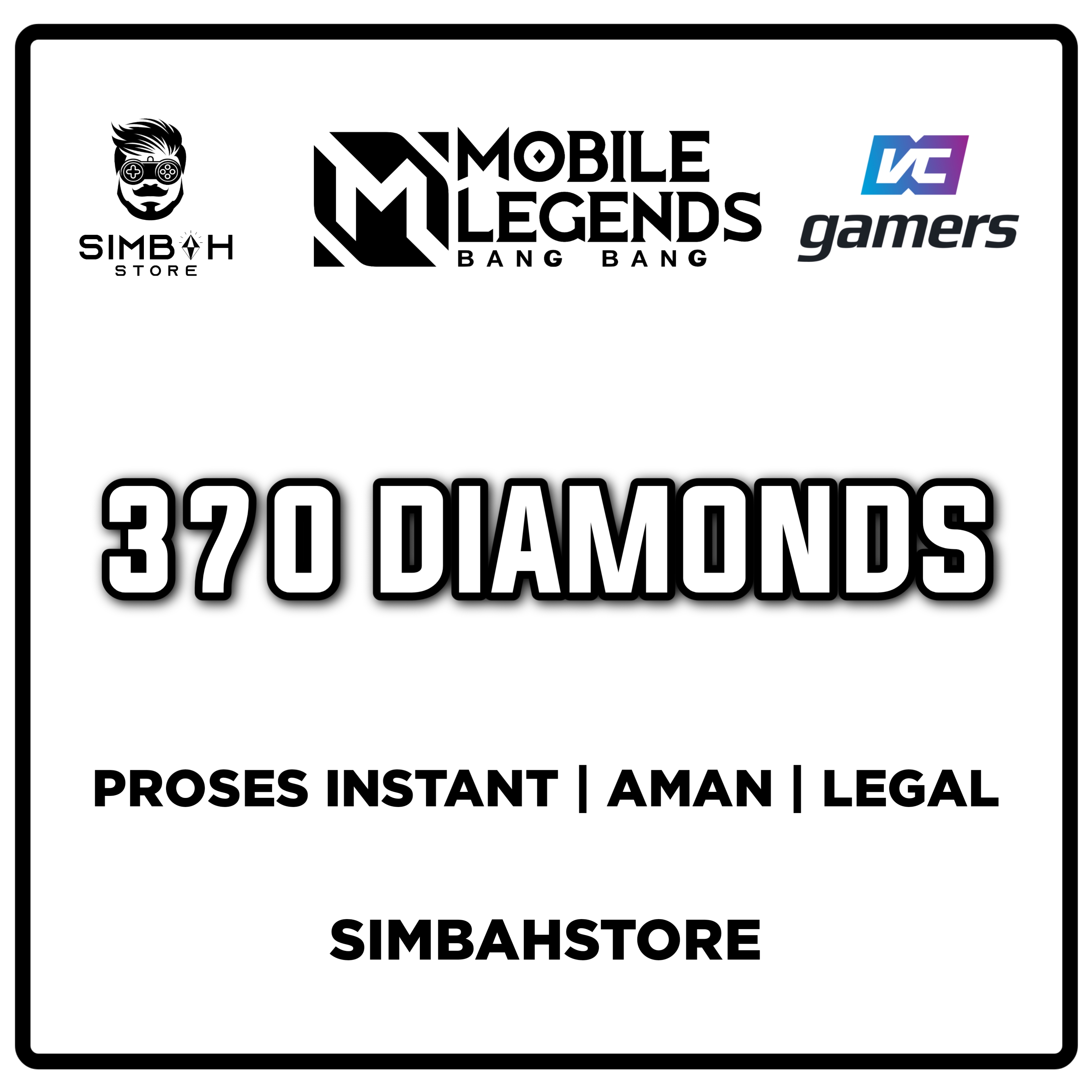 Jual 370 Diamonds Mobile Legends Gemtruz | VCGamers