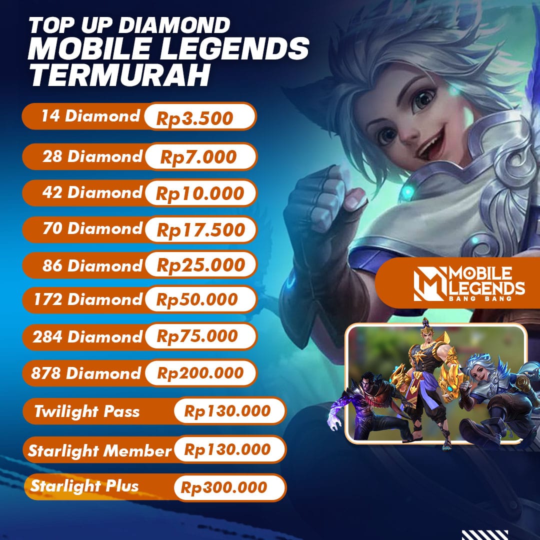 Jual 257 Diamonds Mobile Legends rickgamingcorner | VCGamers