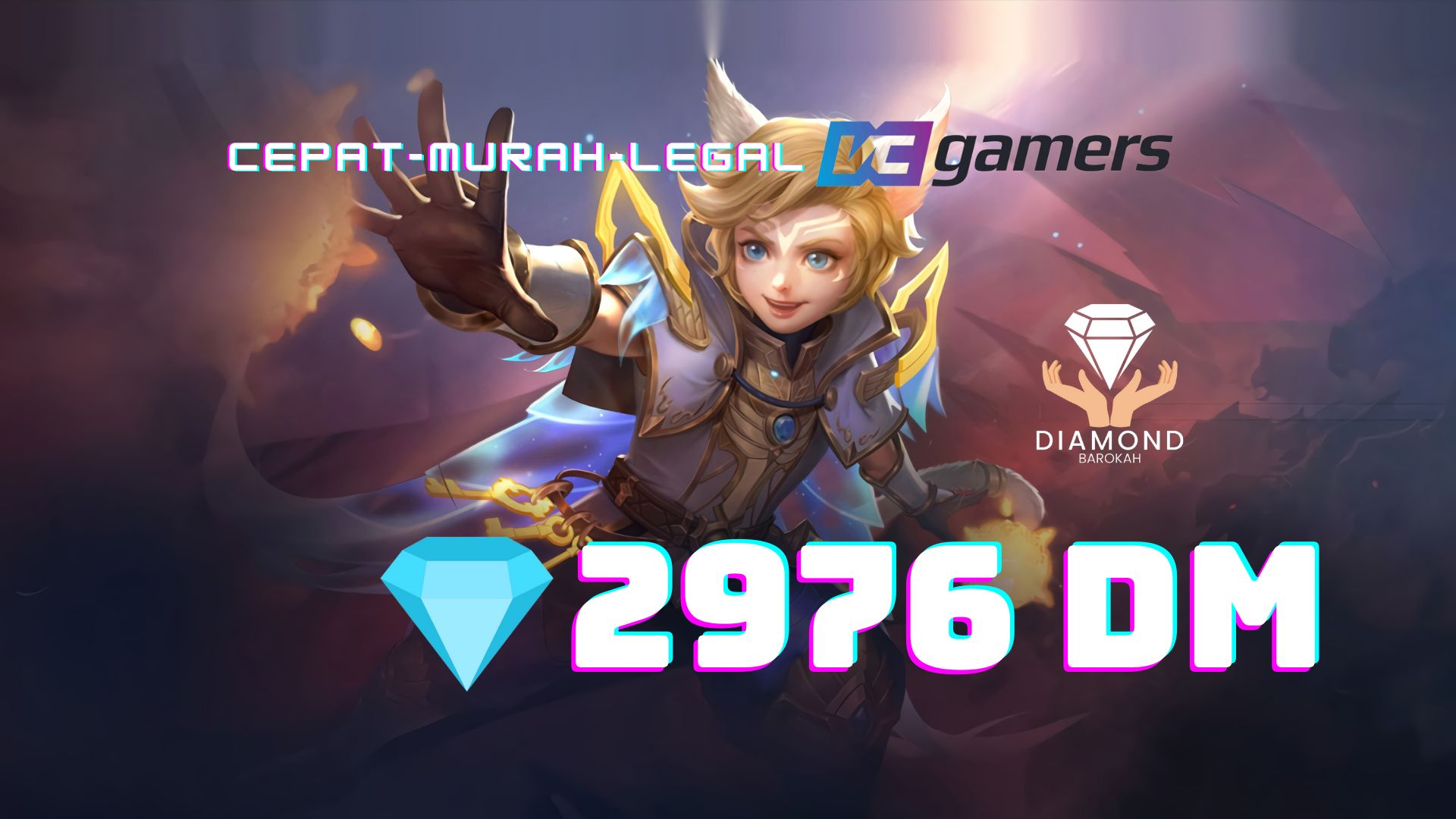 Jual 2976 Diamonds Mobile Legends Diamond Barokah | VCGamers