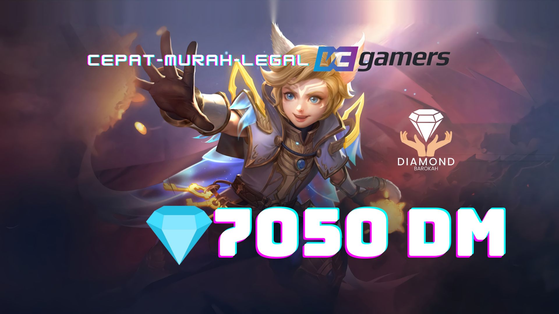 Jual 7050 Diamonds Mobile Legends Diamond Barokah | VCGamers