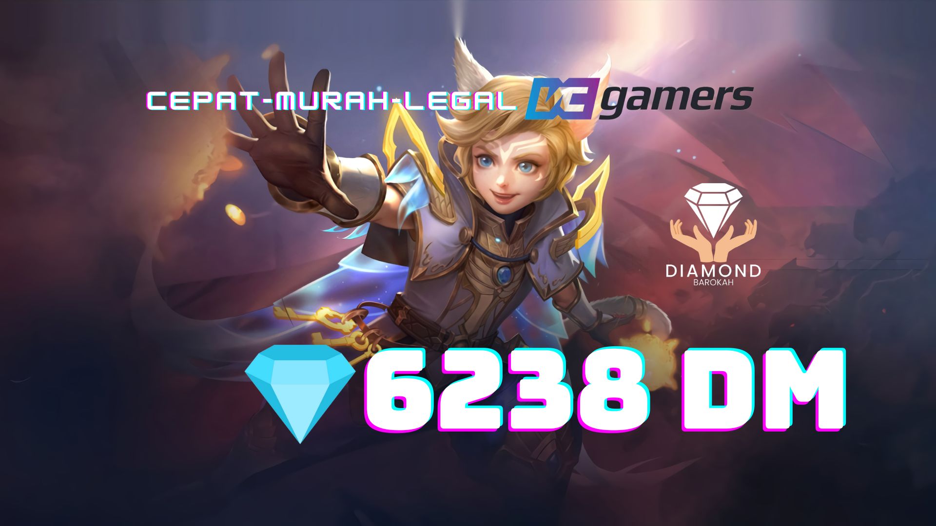 Jual 6238 Diamonds Mobile Legends Diamond Barokah | VCGamers