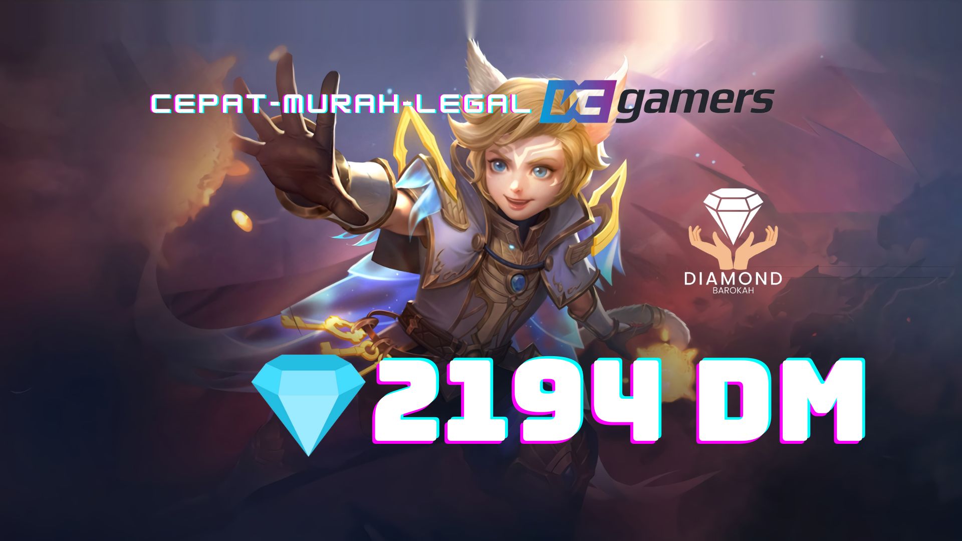 Jual 2194 Diamonds Mobile Legends Diamond Barokah | VCGamers