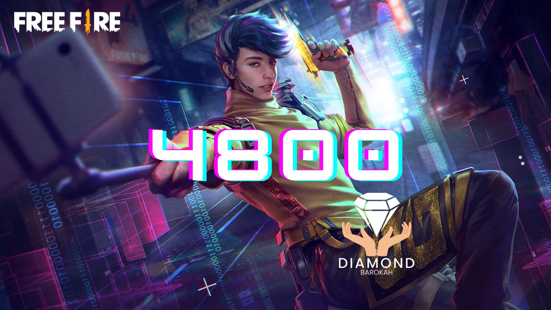 Jual 4800 Diamonds Free Fire Diamond Barokah | VCGamers
