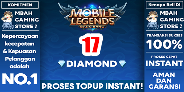Jual 17 Diamonds Mobile Legends Mbah Gaming | VCGamers