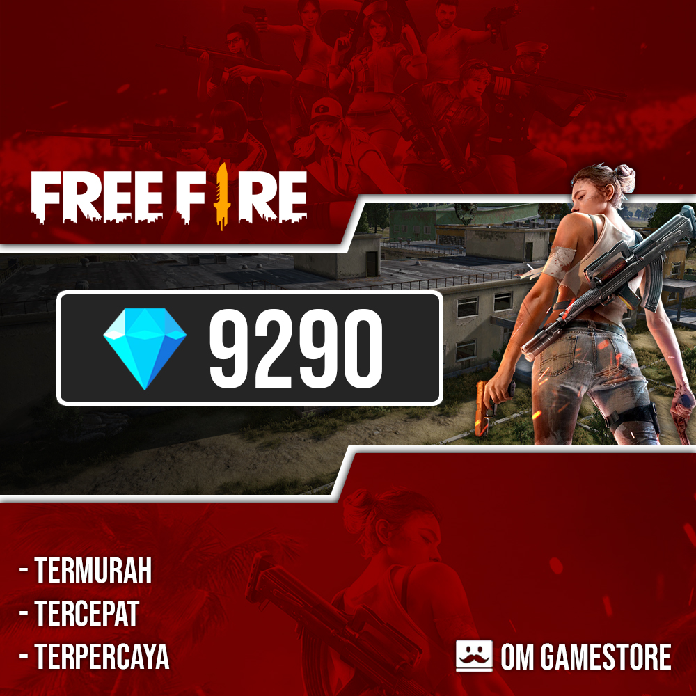 Jual 9290 Diamonds Free Fire Om GameStore | VCGamers