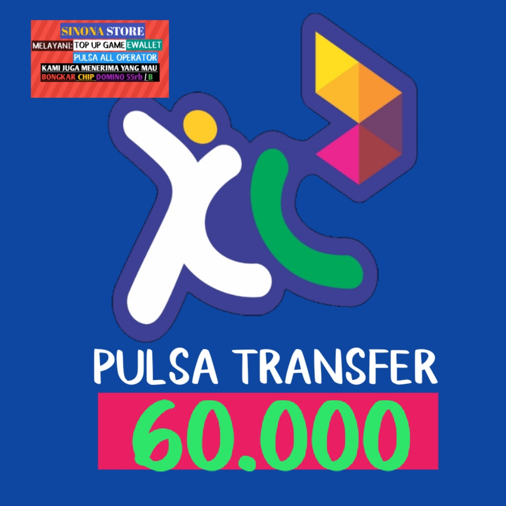 Jual Pulsa Transfer 60.000 XL Axiata Sinona store | VCGamers