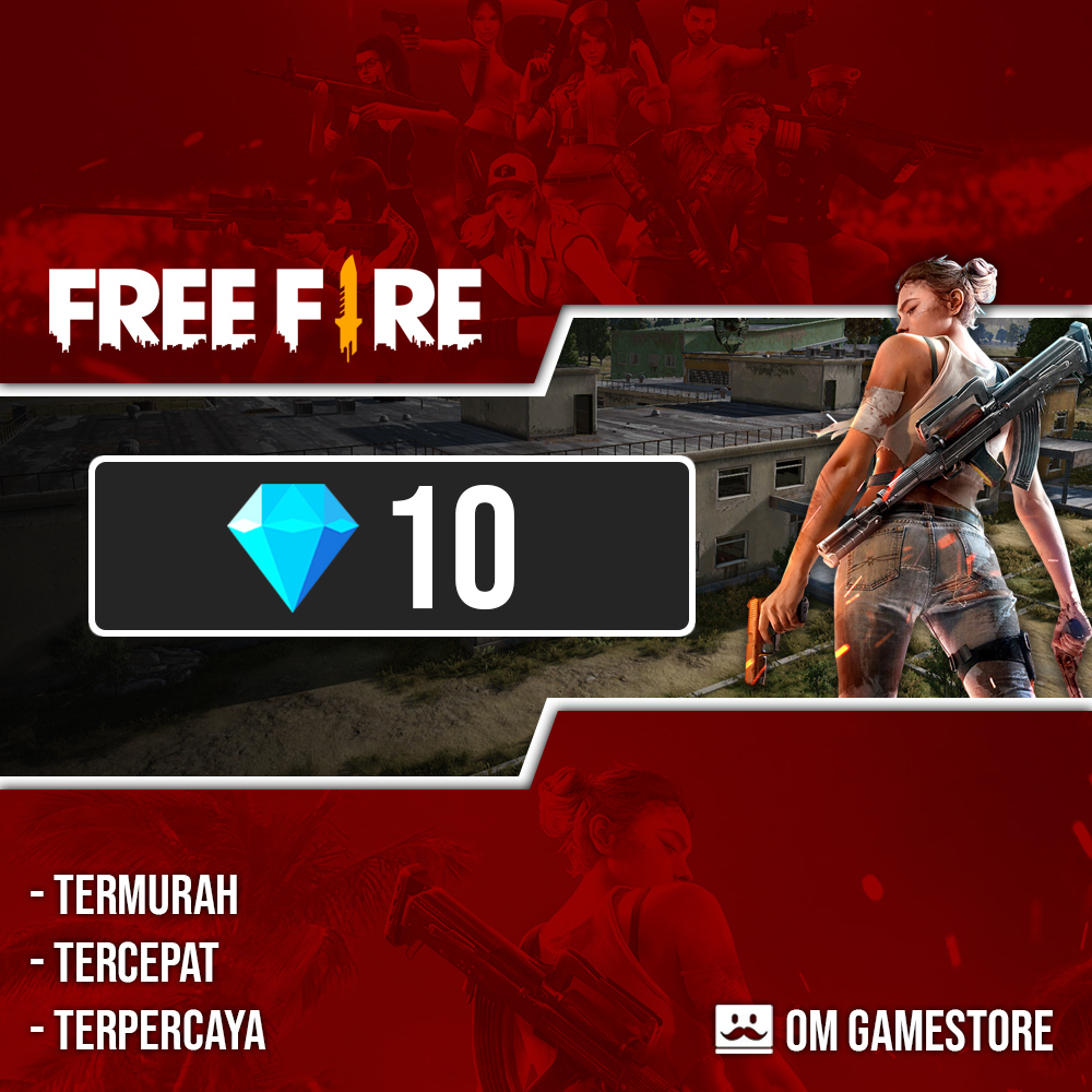 Jual 10 Diamonds Free Fire Om GameStore | VCGamers