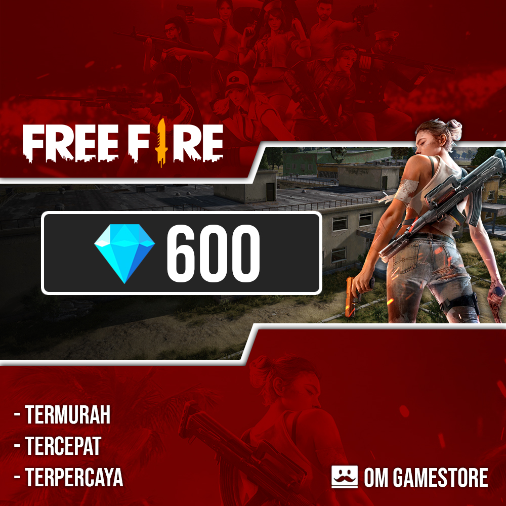 Jual 600 Diamonds Free Fire Om GameStore | VCGamers