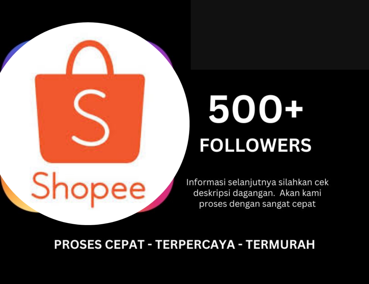 Jual 500 Followers Shopee Indonesia Permanen Suntik E-Commerce ZenVanShop | VCGamers