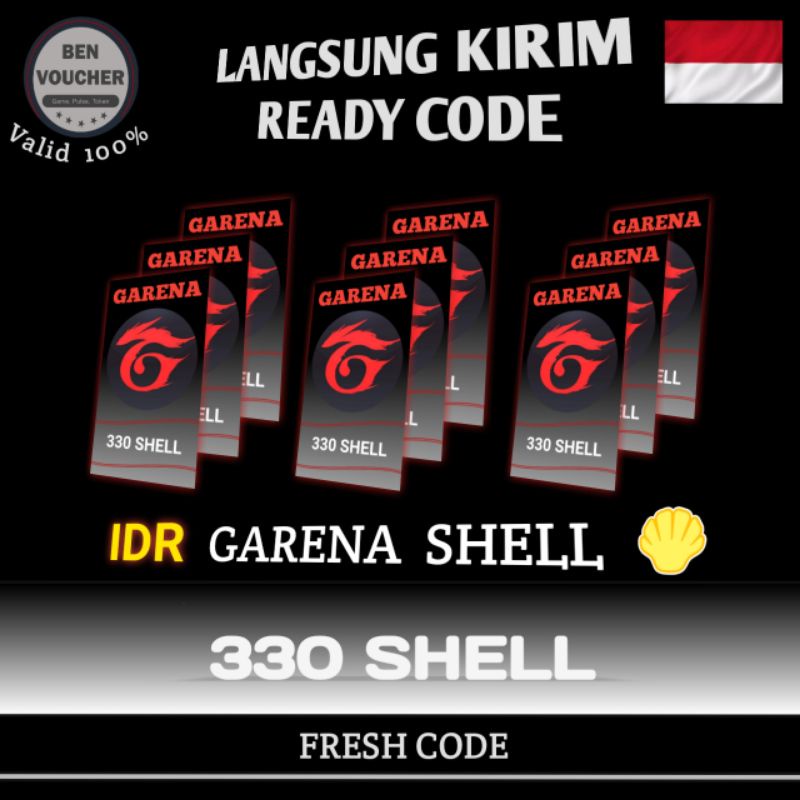 Jual 165 Shells Garena Shell Ohayyo Gamers | VCGamers