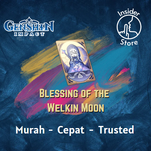 Jual Blessing Moon ( 1 Bulan ) - Genshin Genshin Impact Insider Top Up | VCGamers