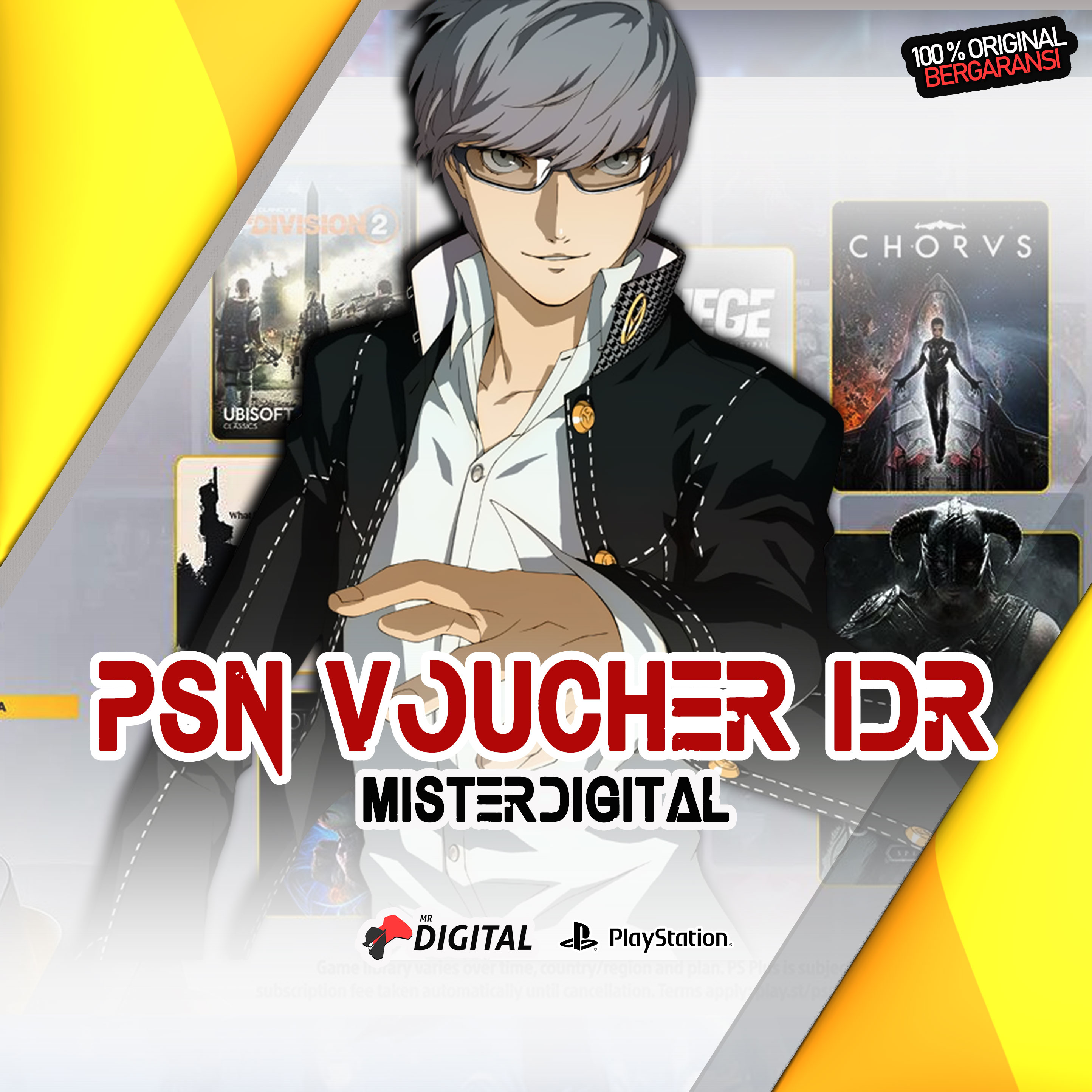 Jual IDR 400.000 PlayStation Network (PSN) Misterdigital.id | VCGamers