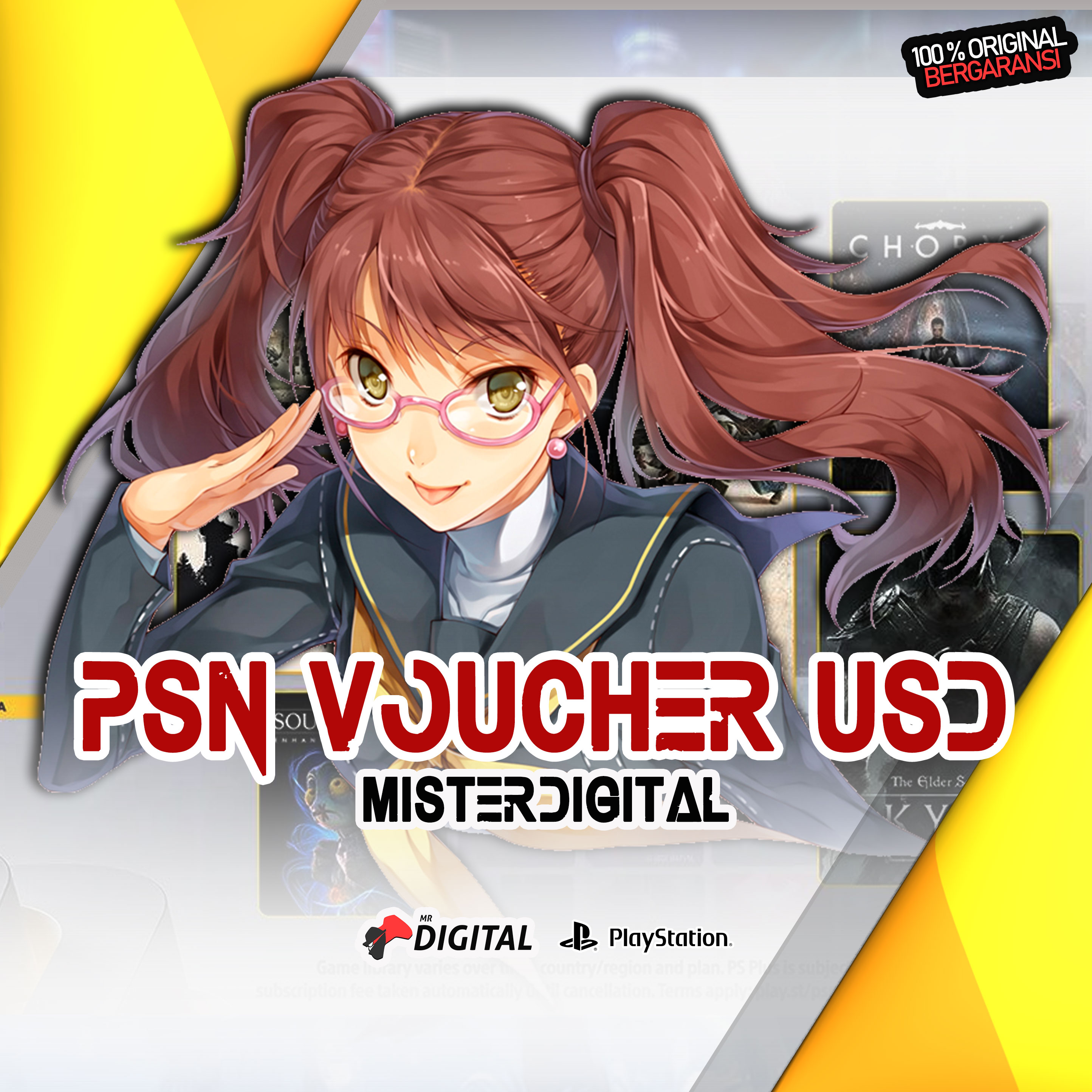 Jual 60 USD PlayStation Network (PSN) Misterdigital.id | VCGamers