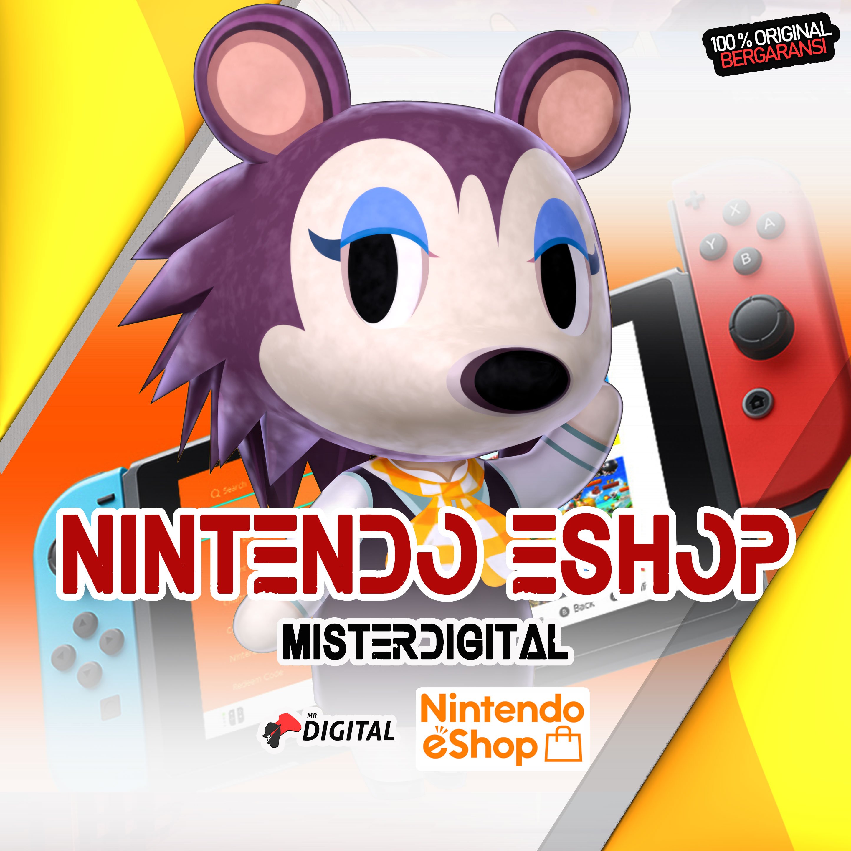 Jual Nintendo USD $10 Nintendo EShop Card Misterdigital.id | VCGamers