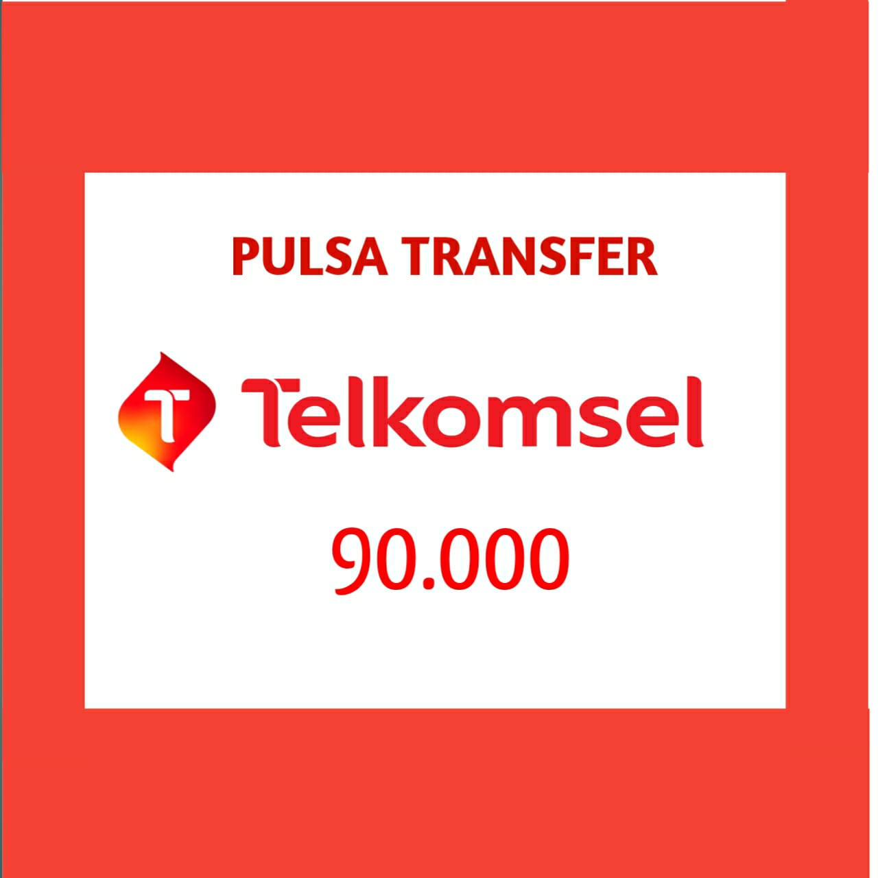 Jual Pulsa Transfer 90.000 Telkomsel AR STORE | VCGamers