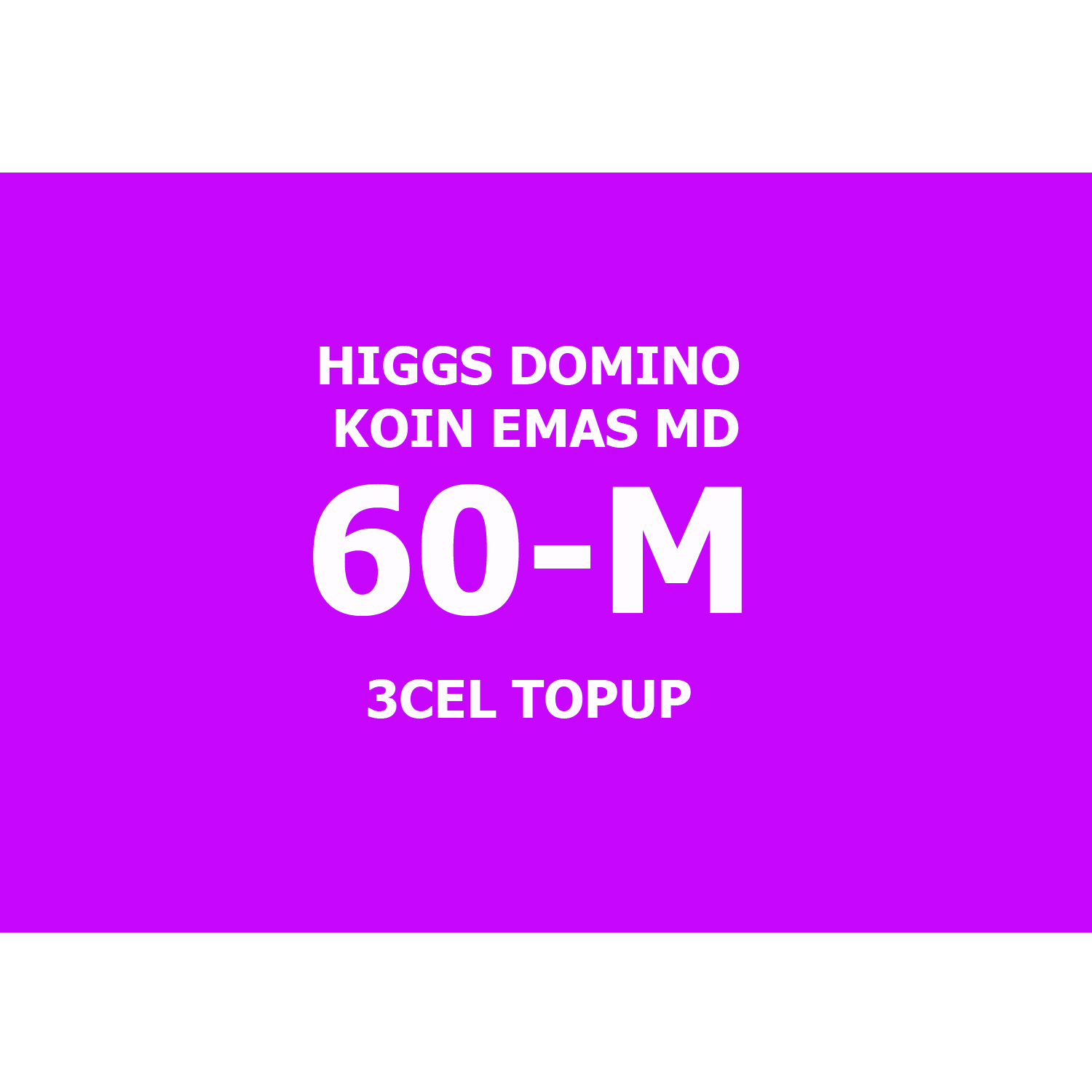 Jual 60M Koin Emas MD Higgs Games Island 3CELL TOPUP | VCGamers