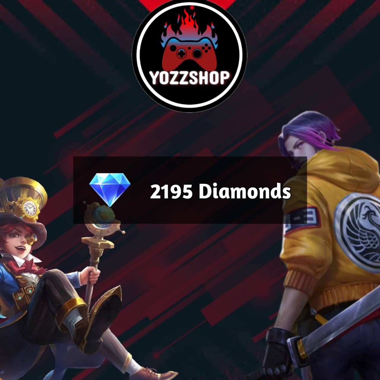 Jual 2195 Diamonds Mobile Legends yozzshop | VCGamers